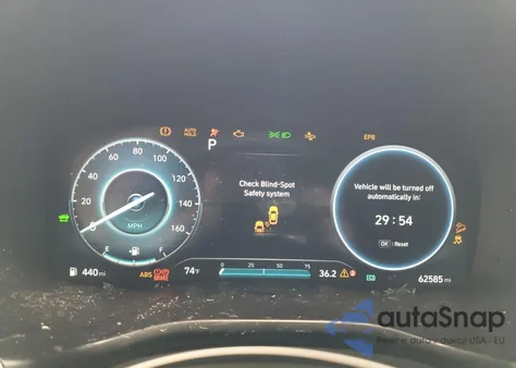 2023 Hyundai Santa Fe Blue из США, поврежденный, VIN 5NMS2DA17PH014473